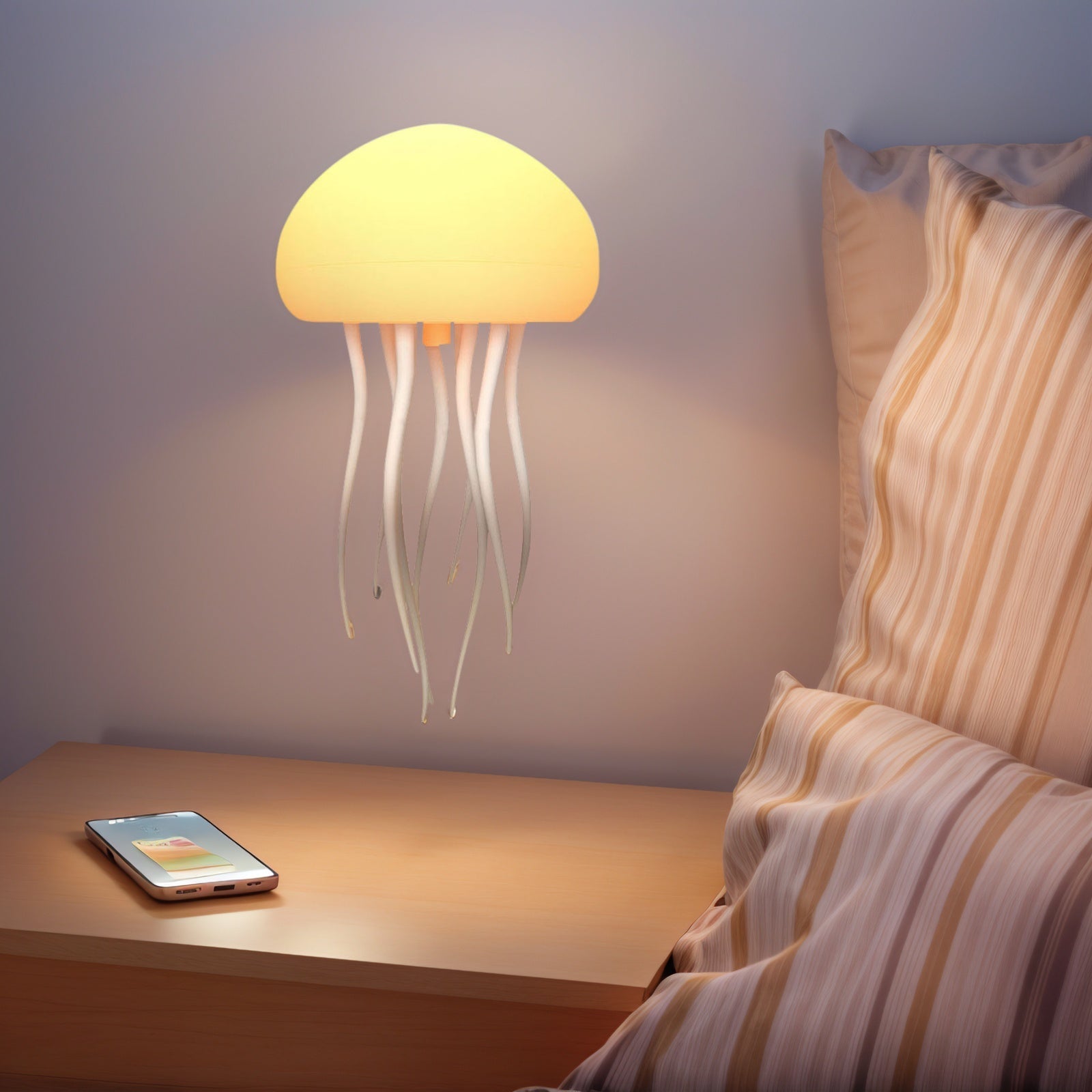 Aurora Jellyfish Mood Light Lamp | Hanging or Desktop